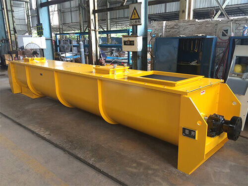 1條黃色U型螺旋輸送機（jī）圖（tú）片展（zhǎn）示