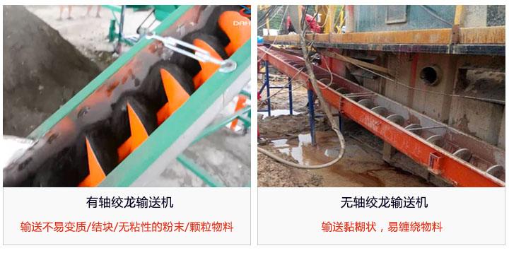 輸送（sòng）物料不同對比