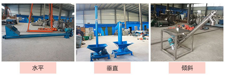 不同的輸送場所選用的螺(luó)旋輸送機布置形式不同(tóng)